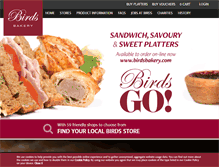 Tablet Screenshot of birdsbakery.com